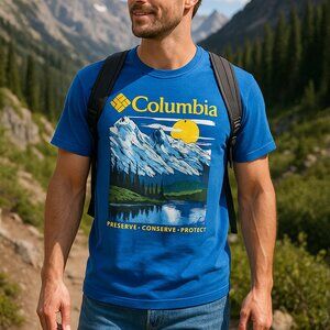 🌄 Columbia Preserve Conserve Protect Graphic T-Shirt – Men’s